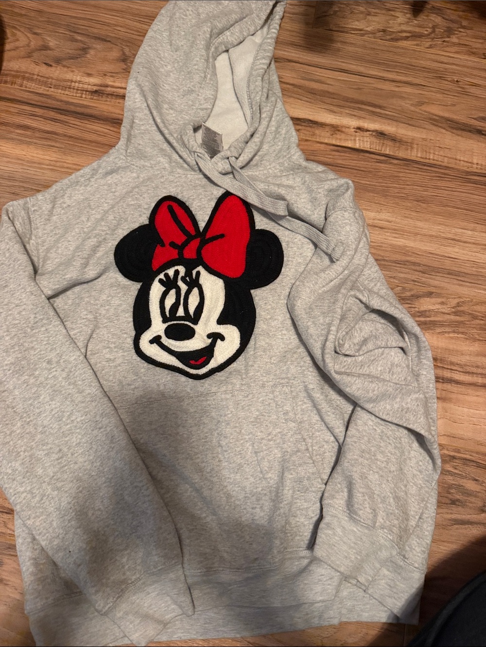 Kids Grey Minnie Hoodie